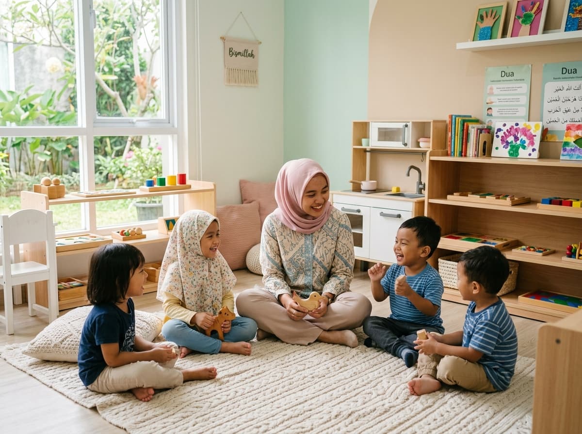 Suasana pengasuhan yang hangat di Daycare Al Ibrah